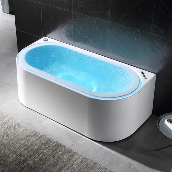 Fabrik produziert modische freistehende SPA-Badewanne aus Acryl mit fester Oberfläche