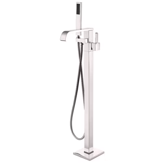 Azeta Sanitary Ware Messing Badezimmer Bodenmontierter freistehender Badewannenhahn